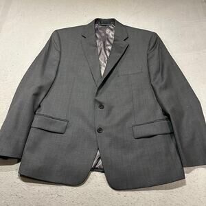 Lauren Ralph Lauren Suit Jacket Blazer Men’s 44s Gray Wool Blend